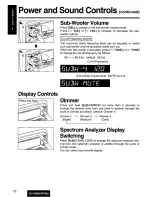 Предварительный просмотр 10 страницы Panasonic CQDF800U - AUTO RADIO/CD DECK Operating Instructions Manual