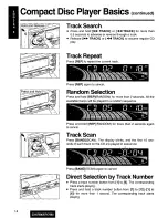 Предварительный просмотр 14 страницы Panasonic CQDF800U - AUTO RADIO/CD DECK Operating Instructions Manual