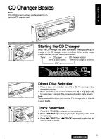 Предварительный просмотр 15 страницы Panasonic CQDF800U - AUTO RADIO/CD DECK Operating Instructions Manual