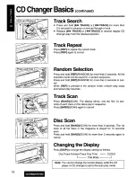 Предварительный просмотр 16 страницы Panasonic CQDF800U - AUTO RADIO/CD DECK Operating Instructions Manual