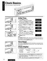 Предварительный просмотр 22 страницы Panasonic CQDF800U - AUTO RADIO/CD DECK Operating Instructions Manual