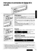 Предварительный просмотр 39 страницы Panasonic CQDF800U - AUTO RADIO/CD DECK Operating Instructions Manual