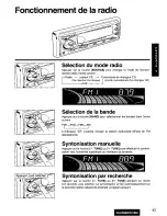 Предварительный просмотр 43 страницы Panasonic CQDF800U - AUTO RADIO/CD DECK Operating Instructions Manual