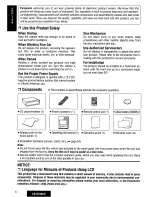 Предварительный просмотр 4 страницы Panasonic CQDF802U - AUTO RADIO/CD DECK Operating Instructions Manual