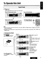 Предварительный просмотр 5 страницы Panasonic CQDF802U - AUTO RADIO/CD DECK Operating Instructions Manual