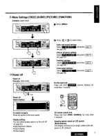 Предварительный просмотр 7 страницы Panasonic CQDF802U - AUTO RADIO/CD DECK Operating Instructions Manual