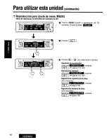 Предварительный просмотр 18 страницы Panasonic CQDF802U - AUTO RADIO/CD DECK Operating Instructions Manual