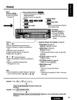 Предварительный просмотр 25 страницы Panasonic CQDF802U - AUTO RADIO/CD DECK Operating Instructions Manual