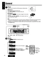 Предварительный просмотр 26 страницы Panasonic CQDF802U - AUTO RADIO/CD DECK Operating Instructions Manual