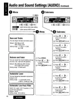 Предварительный просмотр 40 страницы Panasonic CQDF802U - AUTO RADIO/CD DECK Operating Instructions Manual