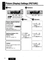 Предварительный просмотр 42 страницы Panasonic CQDF802U - AUTO RADIO/CD DECK Operating Instructions Manual