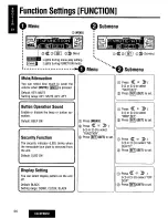 Предварительный просмотр 44 страницы Panasonic CQDF802U - AUTO RADIO/CD DECK Operating Instructions Manual