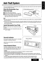 Предварительный просмотр 59 страницы Panasonic CQDF802U - AUTO RADIO/CD DECK Operating Instructions Manual