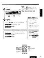 Предварительный просмотр 75 страницы Panasonic CQDF802U - AUTO RADIO/CD DECK Operating Instructions Manual