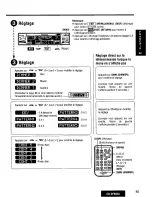 Предварительный просмотр 85 страницы Panasonic CQDF802U - AUTO RADIO/CD DECK Operating Instructions Manual