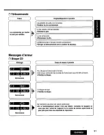 Предварительный просмотр 91 страницы Panasonic CQDF802U - AUTO RADIO/CD DECK Operating Instructions Manual