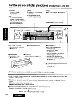 Предварительный просмотр 108 страницы Panasonic CQDF802U - AUTO RADIO/CD DECK Operating Instructions Manual