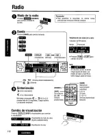 Предварительный просмотр 112 страницы Panasonic CQDF802U - AUTO RADIO/CD DECK Operating Instructions Manual