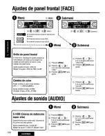 Предварительный просмотр 122 страницы Panasonic CQDF802U - AUTO RADIO/CD DECK Operating Instructions Manual