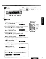 Предварительный просмотр 125 страницы Panasonic CQDF802U - AUTO RADIO/CD DECK Operating Instructions Manual