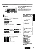 Предварительный просмотр 127 страницы Panasonic CQDF802U - AUTO RADIO/CD DECK Operating Instructions Manual