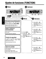 Предварительный просмотр 128 страницы Panasonic CQDF802U - AUTO RADIO/CD DECK Operating Instructions Manual