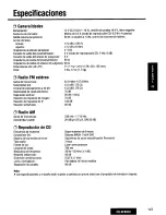 Предварительный просмотр 147 страницы Panasonic CQDF802U - AUTO RADIO/CD DECK Operating Instructions Manual