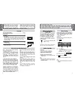 Предварительный просмотр 2 страницы Panasonic CQDF903U - Sirius® Radio-Ready CD Receiver Operating Manual