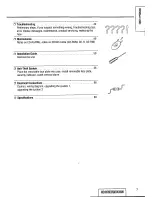 Preview for 7 page of Panasonic CQDF903U - Sirius® Radio-Ready CD... Operating Instructions Manual