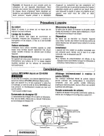 Preview for 8 page of Panasonic CQDF903U - Sirius® Radio-Ready CD... Operating Instructions Manual