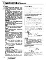 Preview for 52 page of Panasonic CQDF903U - Sirius® Radio-Ready CD... Operating Instructions Manual