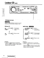 Preview for 70 page of Panasonic CQDF903U - Sirius® Radio-Ready CD... Operating Instructions Manual