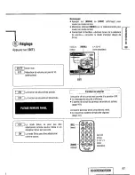 Preview for 87 page of Panasonic CQDF903U - Sirius® Radio-Ready CD... Operating Instructions Manual