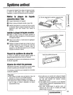 Preview for 101 page of Panasonic CQDF903U - Sirius® Radio-Ready CD... Operating Instructions Manual