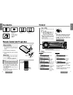 Предварительный просмотр 5 страницы Panasonic CQDFX403U - AUTO RADIO/CD DECK Operating Instructions Manual