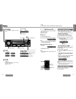 Предварительный просмотр 7 страницы Panasonic CQDFX403U - AUTO RADIO/CD DECK Operating Instructions Manual