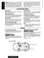 Предварительный просмотр 4 страницы Panasonic CQDFX683U - AUTO RECEIVER Operating Instructions Manual