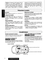 Предварительный просмотр 8 страницы Panasonic CQDFX683U - AUTO RECEIVER Operating Instructions Manual