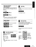 Предварительный просмотр 33 страницы Panasonic CQDFX883U - AUTO RADIO/CD DECK Operating Instructions Manual