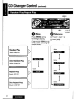 Предварительный просмотр 34 страницы Panasonic CQDFX883U - AUTO RADIO/CD DECK Operating Instructions Manual