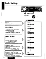 Предварительный просмотр 36 страницы Panasonic CQDFX883U - AUTO RADIO/CD DECK Operating Instructions Manual