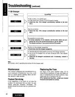 Предварительный просмотр 48 страницы Panasonic CQDFX883U - AUTO RADIO/CD DECK Operating Instructions Manual