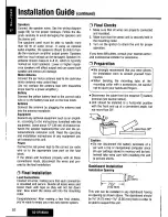 Предварительный просмотр 52 страницы Panasonic CQDFX883U - AUTO RADIO/CD DECK Operating Instructions Manual