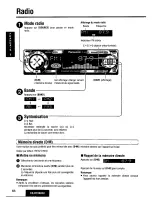 Предварительный просмотр 66 страницы Panasonic CQDFX883U - AUTO RADIO/CD DECK Operating Instructions Manual