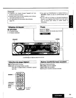 Предварительный просмотр 69 страницы Panasonic CQDFX883U - AUTO RADIO/CD DECK Operating Instructions Manual