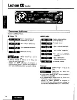 Предварительный просмотр 70 страницы Panasonic CQDFX883U - AUTO RADIO/CD DECK Operating Instructions Manual