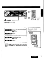 Предварительный просмотр 75 страницы Panasonic CQDFX883U - AUTO RADIO/CD DECK Operating Instructions Manual