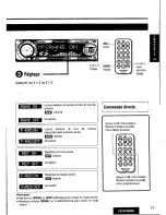 Предварительный просмотр 77 страницы Panasonic CQDFX883U - AUTO RADIO/CD DECK Operating Instructions Manual