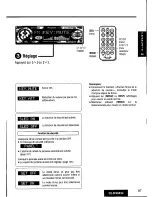 Предварительный просмотр 87 страницы Panasonic CQDFX883U - AUTO RADIO/CD DECK Operating Instructions Manual