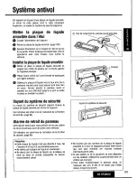 Предварительный просмотр 101 страницы Panasonic CQDFX883U - AUTO RADIO/CD DECK Operating Instructions Manual